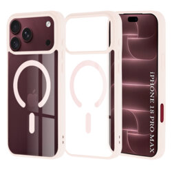 Husa iPhone 18 Pro Max Techsuit MagSafe Pro, roz