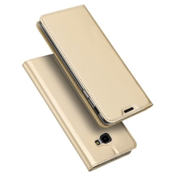 Husa Samsung Galaxy J4 Plus Dux Ducis Flip Stand Book - Auriu