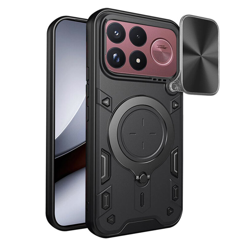 Husa Xiaomi Poco F9 Ultra Techsuit CamGuard Pro, negru