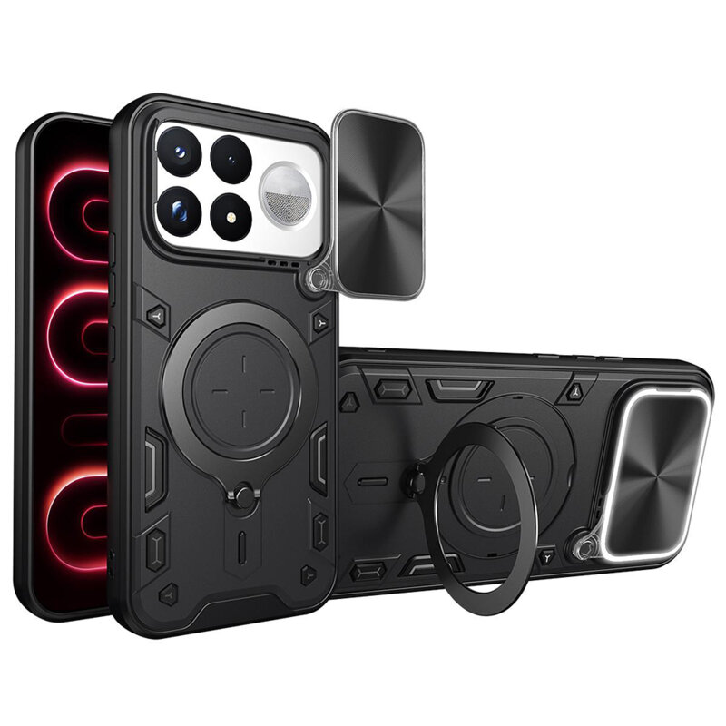 Husa Xiaomi Poco F9 Ultra Techsuit CamGuard Pro, negru
