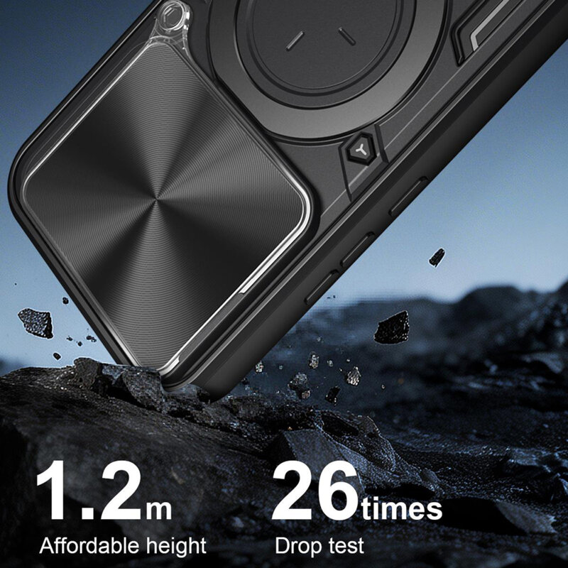 Husa Xiaomi Poco F9 Pro Techsuit CamGuard Pro, albastru