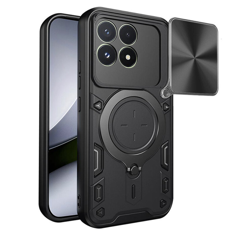 Husa Xiaomi Poco F9 Pro Techsuit CamGuard Pro, negru