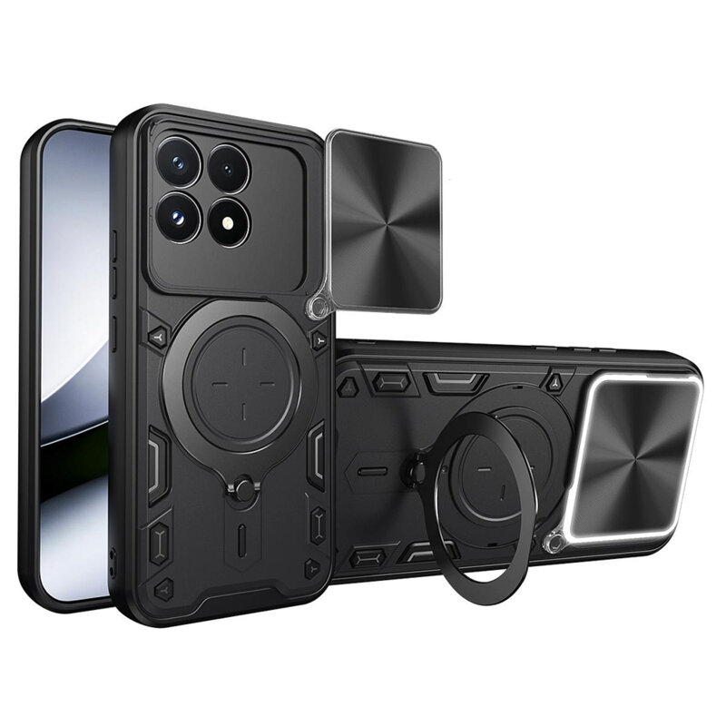 Husa Xiaomi Poco F9 Pro Techsuit CamGuard Pro, negru