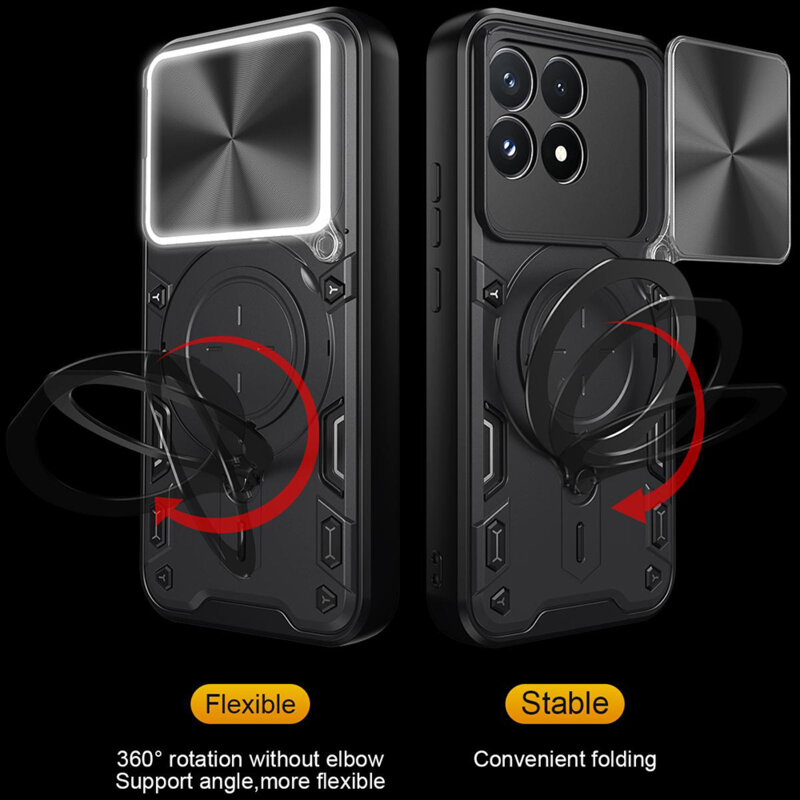 Husa Xiaomi Poco F9 Pro Techsuit CamGuard Pro, negru