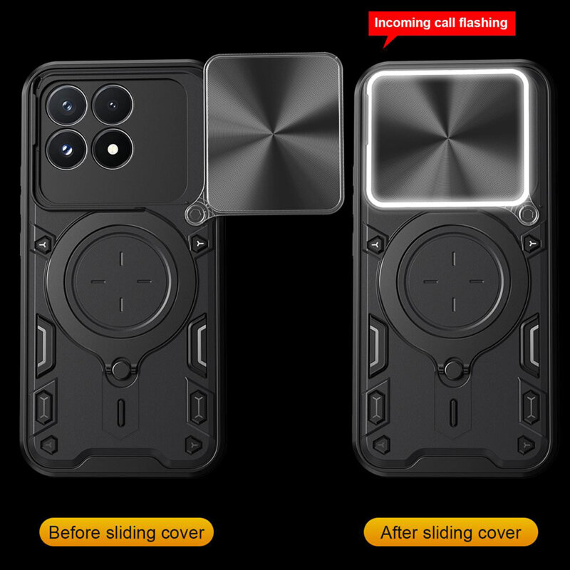 Husa Xiaomi Poco F9 Pro Techsuit CamGuard Pro, negru