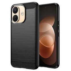 Husa Xiaomi Redmi Note 17 Pro 5G Techsuit Carbon Silicone, negru
