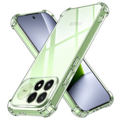 Husa Xiaomi Poco F9 Pro Techsuit Shockproof Clear Silicone, transparenta