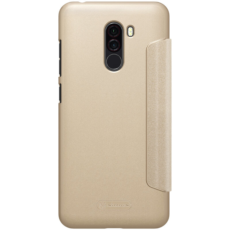 Husa Xiaomi Pocophone F1 NILLKIN Sparkle Flip Auriu