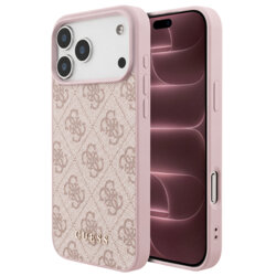 Husa originala Guess iPhone 18 Pro Max Hardcase 4G Classic Logo, roz, GUHCP18XG4GFPI