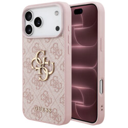 Husa originala Guess iPhone 18 Pro Max Hardcase 4G Big Logo, roz, GUHCP18X4GMGPI
