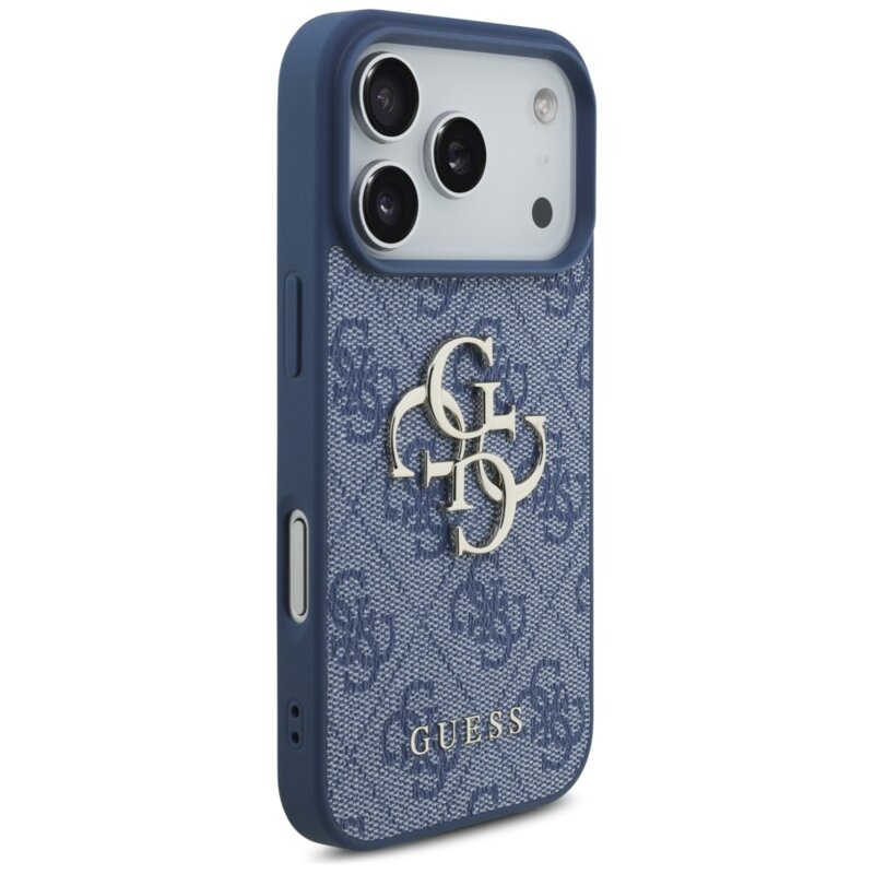 Husa originala Guess iPhone 17 Pro Hardcase 4G Big Logo, albastru, GUHCP18L4GMGBL