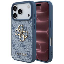 Husa originala Guess iPhone 18 Pro Max Hardcase 4G Big Logo, albastru, GUHCP18X4GMGBL