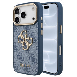 Husa originala Guess iPhone 18 Pro Hardcase 4G Big Classic Logo, albastru, GUHCP18L4GMGCBL
