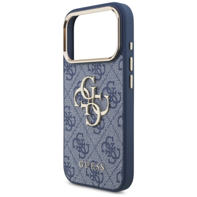 Husa originala Guess iPhone 17 Pro Hardcase 4G Big Classic Logo, albastru, GUHCP18L4GMGCBL