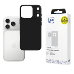 Husa iPhone 18 Pro premium 3mk Matt Case Pro, negru