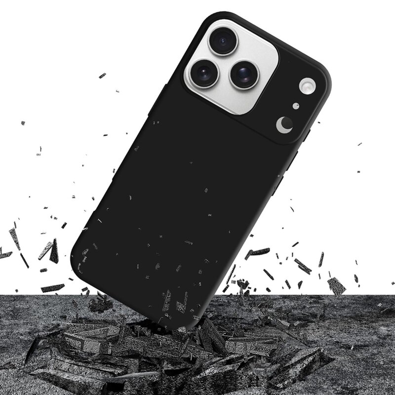 Husa iPhone 18 Pro Max premium 3mk Matt Case Pro, negru