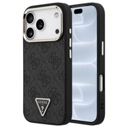 Husa originala Guess iPhone 18 Pro Hardcase 4G Triangle Logo MagSafe, negru, GUHMP18LP4GTDGMK