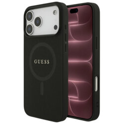Husa Guess Saffiano MagSafe iPhone 18 Pro Max, negru, GUHMP18XPSAHMCK