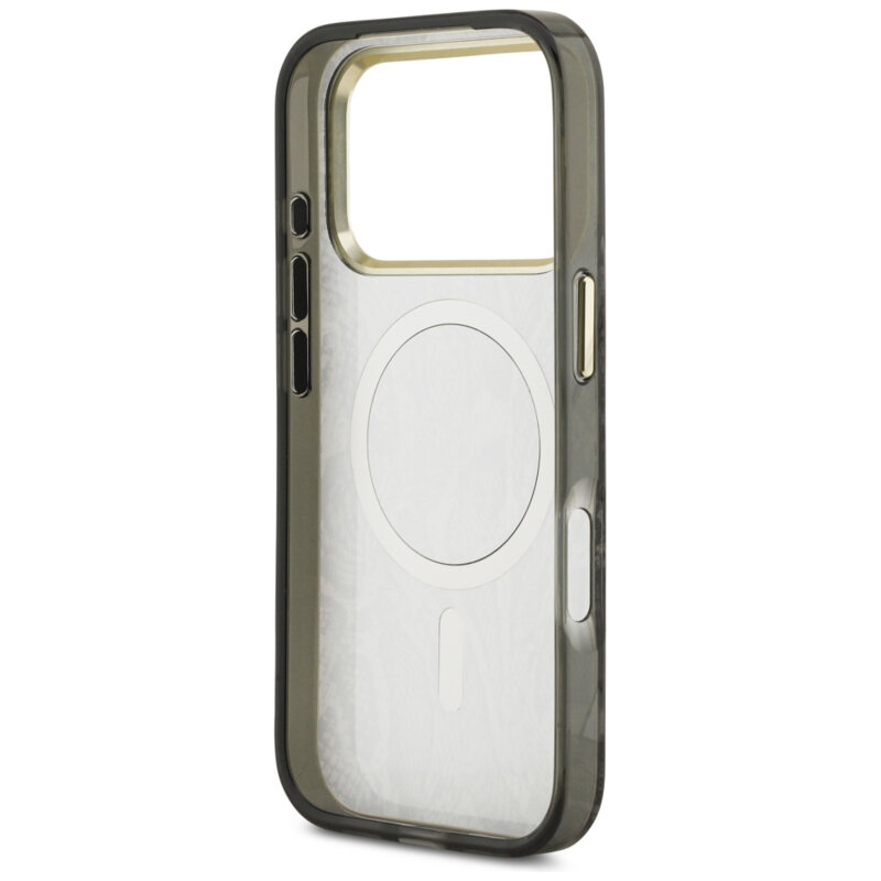 Husa originala Guess iPhone 17 Pro Python Pattern MagSafe, negru, GUHMP18LHIMPYGK