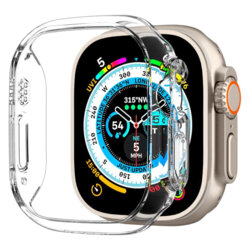 Husa Apple Watch Ultra 2 Spigen Thin Fit, transparenta