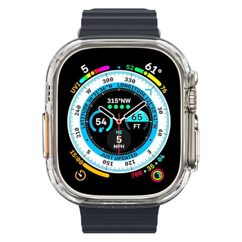 Husa Apple Watch Ultra 2 Spigen Thin Fit, transparenta