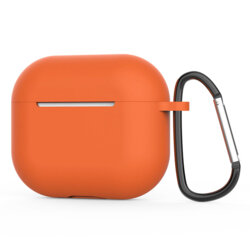 Husa AirPods 5 Techsuit Silicone Case, portocaliu
