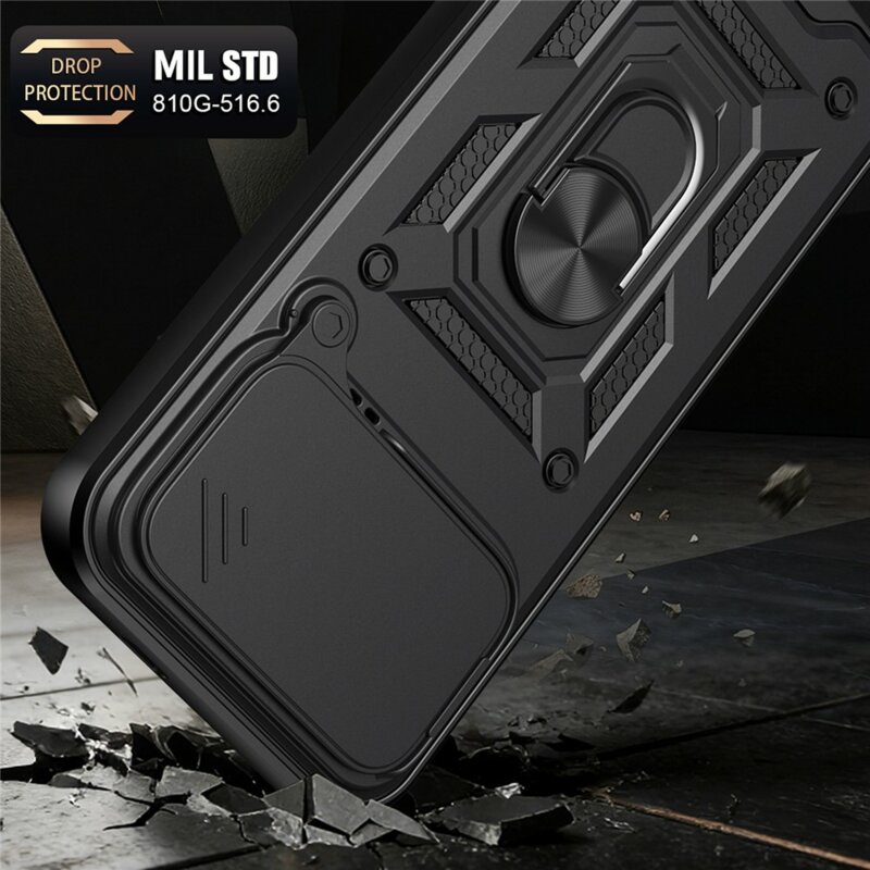 Husa Xiaomi Poco F9 Ultra protectie camera Techsuit CamShield Series, albastru