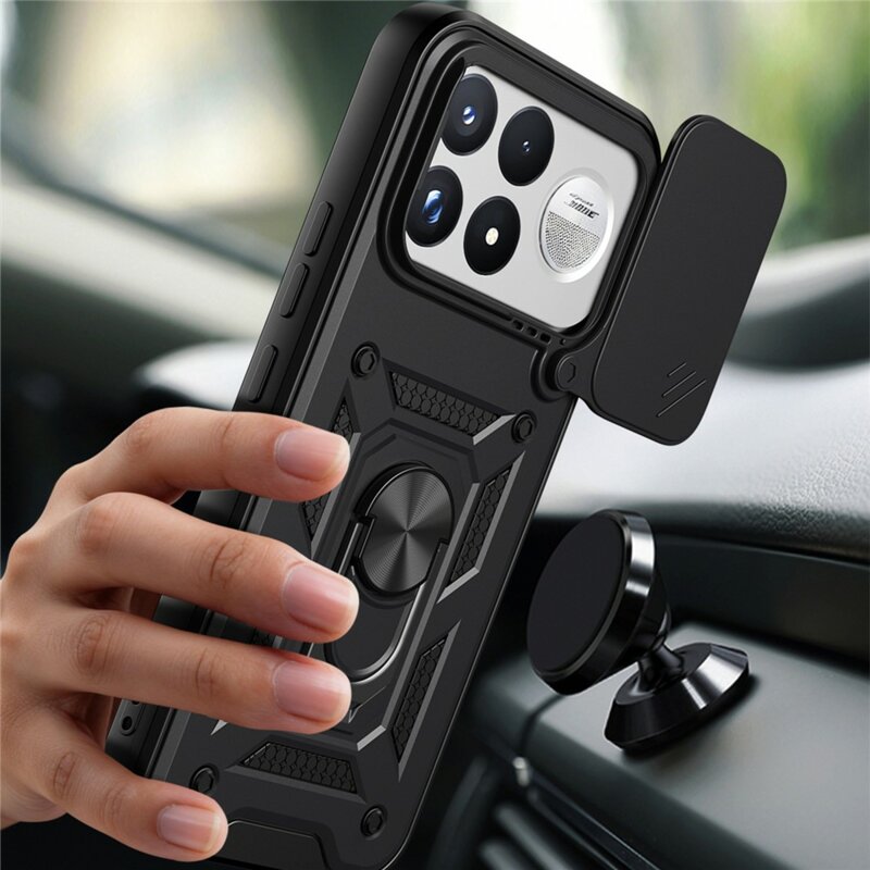 Husa Xiaomi Poco F9 Ultra protectie camera Techsuit CamShield Series, albastru