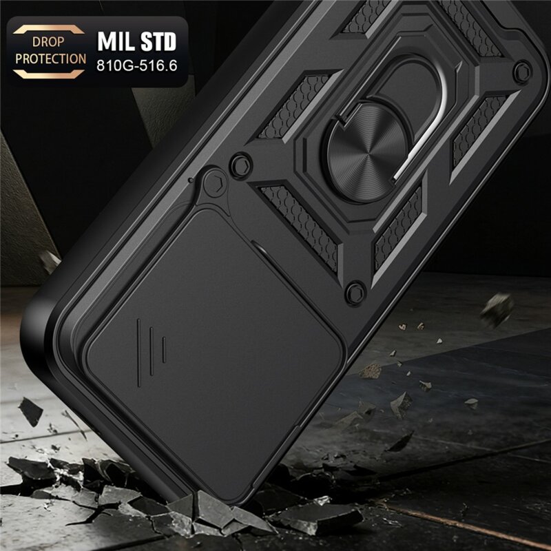 Husa Xiaomi Poco F9 Pro protectie camera Techsuit CamShield Series, albastru