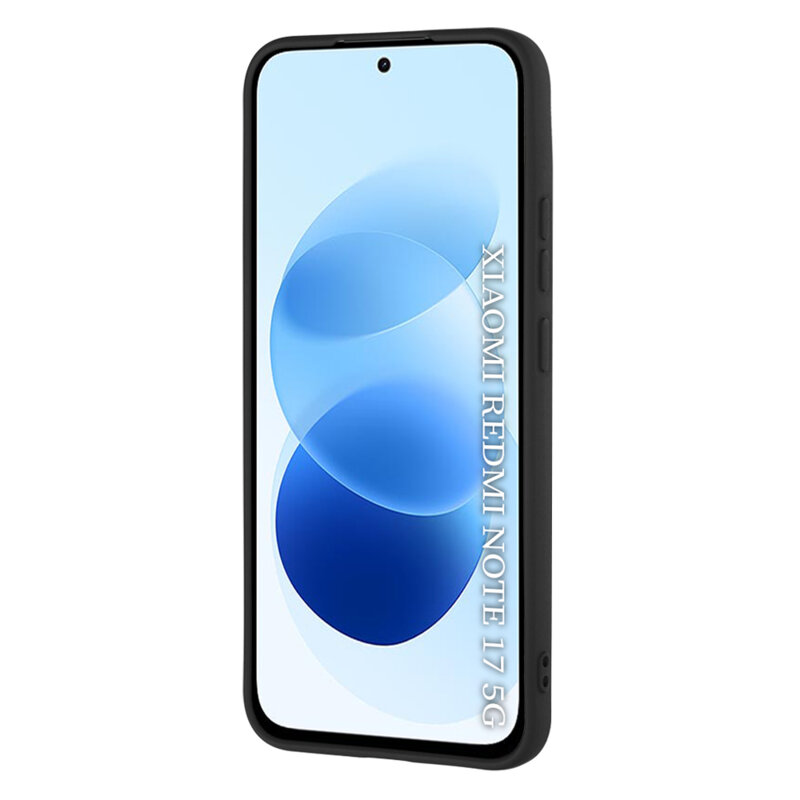 Husa silicon Xiaomi Redmi Note 17 5G Techsuit SoftFlex, negru