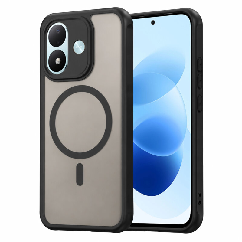 Husa Xiaomi Redmi Note 17 5G Techsuit HaloFrost II MagSafe, negru