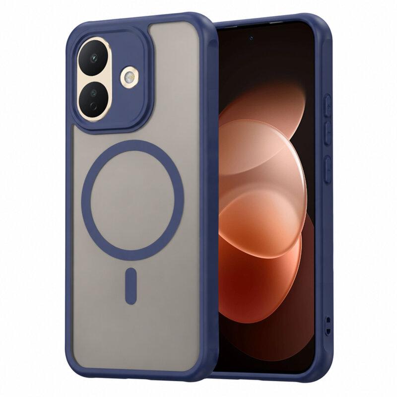 Husa Xiaomi Redmi Note 17 Pro 5G Techsuit HaloFrost II MagSafe, bleumarin