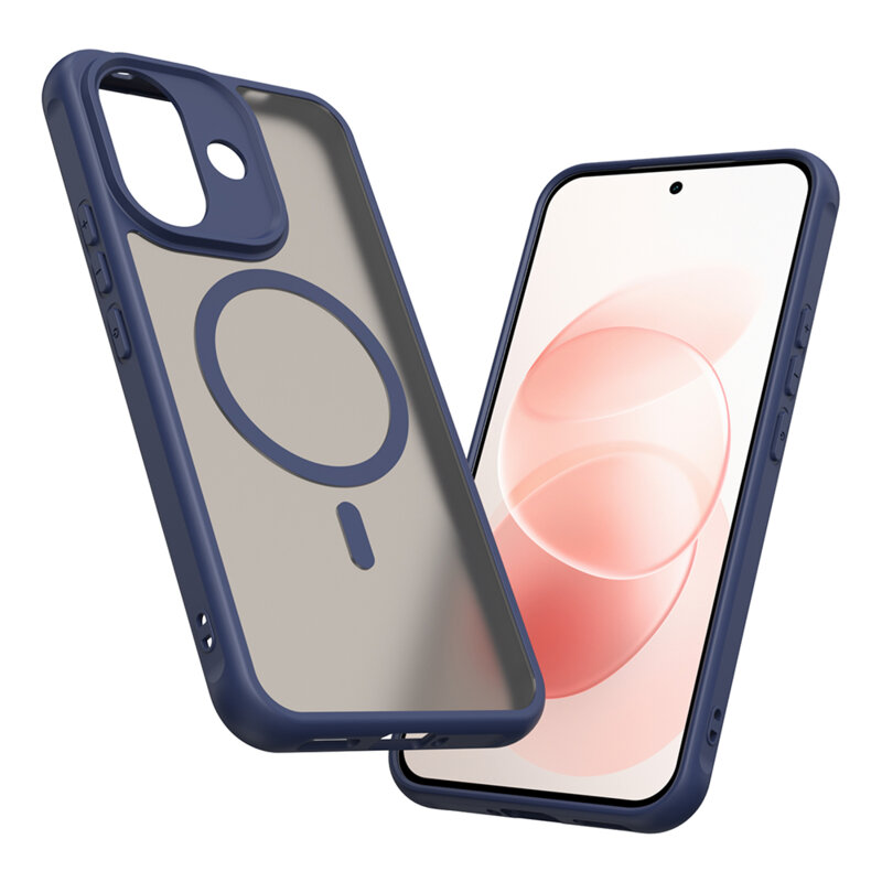 Husa Xiaomi Redmi Note 17 Pro 5G Techsuit HaloFrost II MagSafe, bleumarin