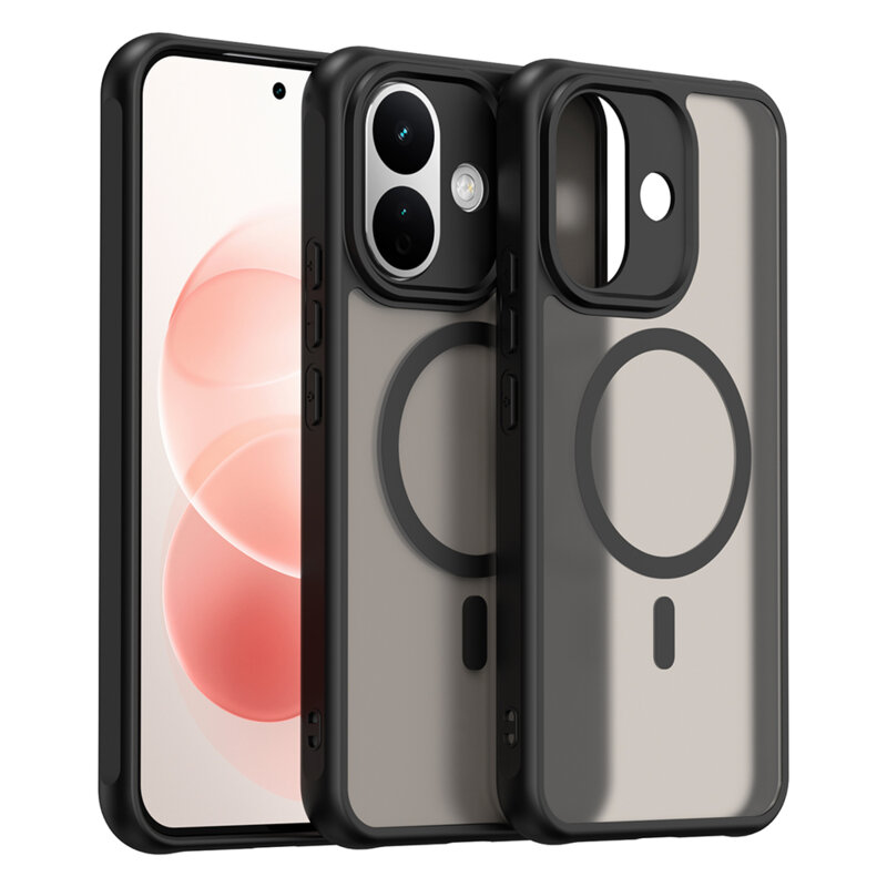 Husa Xiaomi Redmi Note 17 Pro 5G Techsuit HaloFrost II MagSafe, negru