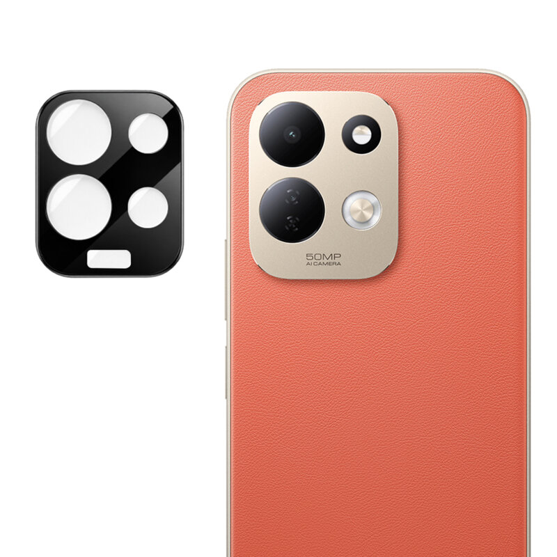 Folie camera Xiaomi Redmi 17 5G Techsuit Full Glass, negru