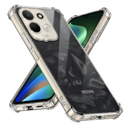 Husa Xiaomi Redmi 17 4G Techsuit Shockproof Clear Silicone, transparenta