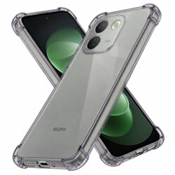 Husa Xiaomi Redmi Note 17 Pro Max Techsuit Shockproof Clear Silicone, fumuriu
