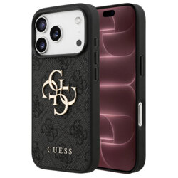Husa originala Guess iPhone 18 Pro Max Hardcase 4G Big Logo, negru, GUHCP18X4GMGGR