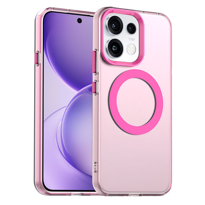 Husa Oppo Reno16 F Techsuit CandyCase MagSafe, roz