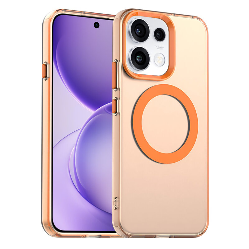 Husa Oppo Reno16 FS Techsuit CandyCase MagSafe, portocaliu
