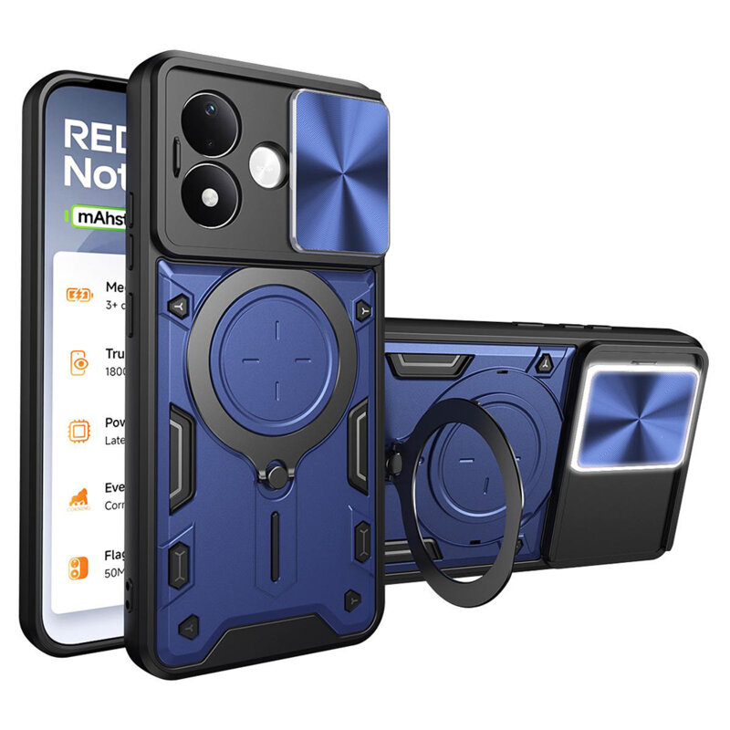 Husa Xiaomi Redmi Note 17 Pro Max Techsuit CamGuard Pro, albastru