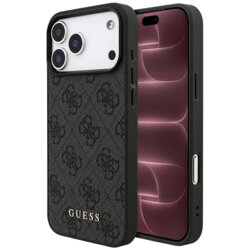 Husa originala Guess iPhone 18 Pro Max Hardcase 4G Classic Logo, negru, GUHCP18XG4GFGR