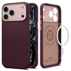 Husa iPhone 17 Pro Max Spigen Caseology Nano Pop MagSafe, bordo