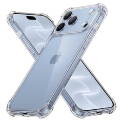 Husa iPhone 18 Pro Techsuit Shockproof Clear Silicone, transparenta