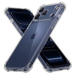 Husa iPhone 17 Pro Techsuit Shockproof Clear Silicone, transparenta