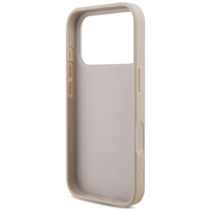 Husa originala Guess iPhone 18 Pro Max Hardcase 4G Classic Logo with Strap, roz, GUHCP18XP4GMGSP
