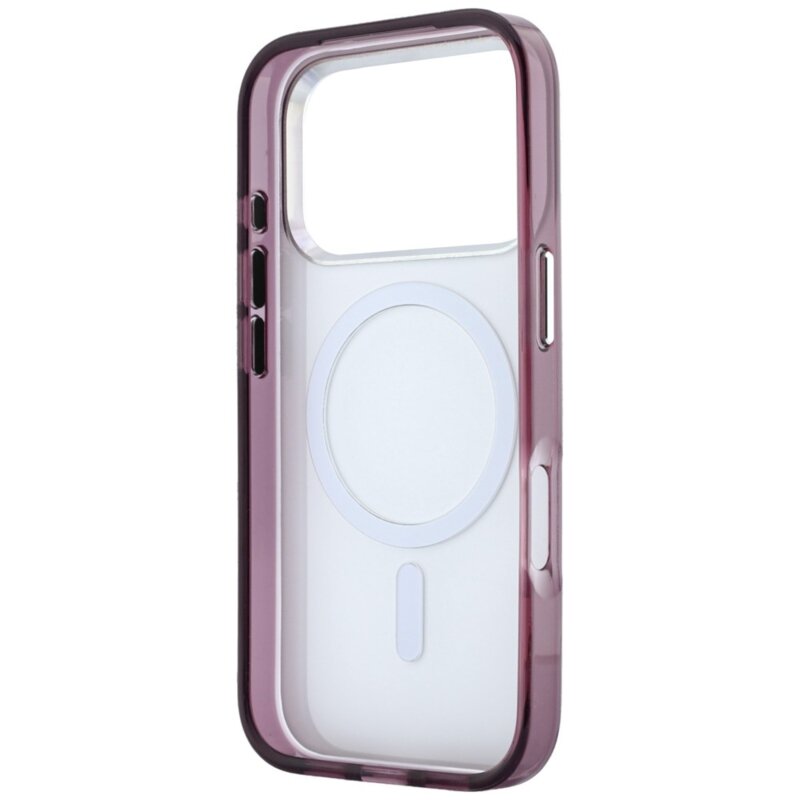 Husa iPhone 18 Pro Max Karl Lagerfeld IML Ikonik Sketch Print MagSafe, bordo, KLHMP18X6HKIKDR