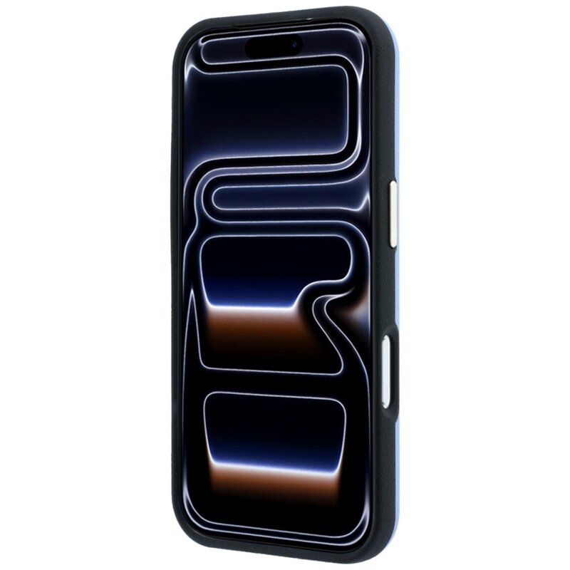Husa iPhone 18 Pro Max Guess Smooth Big Strass Logo, bleu, GUHCP18X6PWGSPDB
