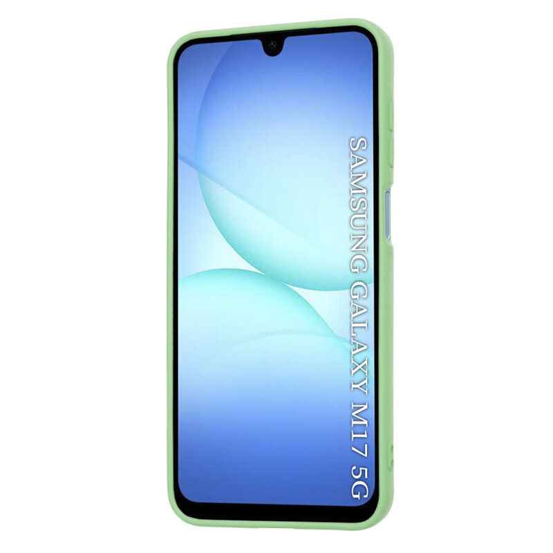 Husa silicon Samsung Galaxy M17 Techsuit SoftFlex, verde deschis