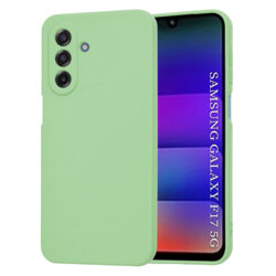 Husa silicon Samsung Galaxy F17 Techsuit SoftFlex, verde deschis